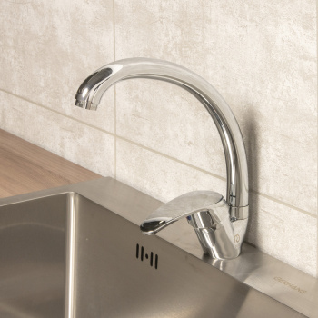 Смеситель для кухни ROEGEN RC014F высокий излив *1/10