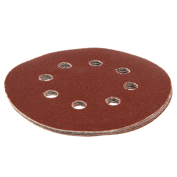 Круги шлифовальные 125 мм P150 8 отв., 5 шт. VIRA