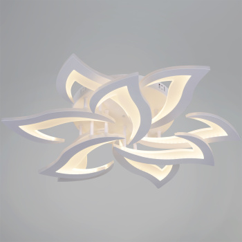 Светильник потолочный светодиодный 30150-0.3-6+3 WH LED 126W 3000-6500К ПДУ+диммер S=22м2    *1