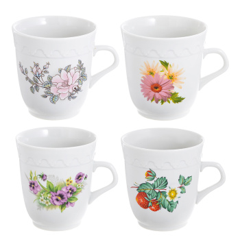 яяяКружка фарфор. 250мл "Арабеска" с Рис. в ассортим. (арт.814-117) *24