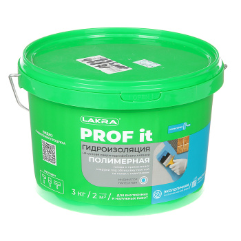 Гидроизоляция полимерная Лакра PROF IT 6 кг *1