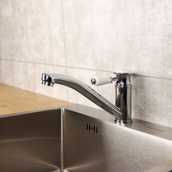 Смеситель для кухни Potato P4917, длинный излив, рычажный