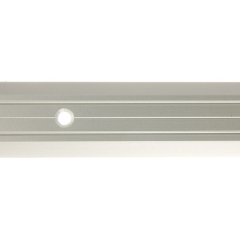 Порог-стык одноуровневый 25х1800 мм Лука ПС 01, серебро люкс