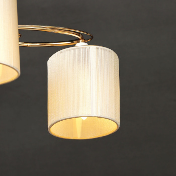 Люстра Verner Lighting N2003/4, 40 Вт, Е27, 4 лампы, золото/белый