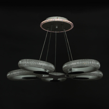 Люстра YH0061/5 90W 3000K-6500K пульт (q-720;h-550) S=20м2 VERNER LIGHTING *1