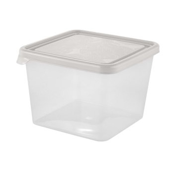 Контейнер д/прод. пластм. "HELSINKI" 0,75л 115х115х83мм арт.PT143211024("Plast Team")*1/32