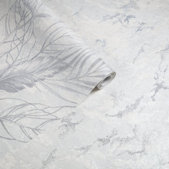 Обои флиз "Home Color" PROTECT-PLUS-VESNA фон (св.-сер.) HC72438-14  1,06*10м *1/8