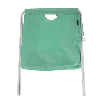 Корзина для белья тканевая на металл. каркасе Складная 530х390х620мм цвета-"микс" КБМ1 "Ника" *1/10