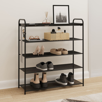 Подставка для обуви металл. "Verona 35" 5-ти ярусная 870х300х95мм Черный ПДОВ35 Ч("ЗМИ")*1 Подставка для обуви металл. "Verona 35" 5-ти ярусная 870х300х95мм Черный ПДОВ35 Ч("ЗМИ")*1