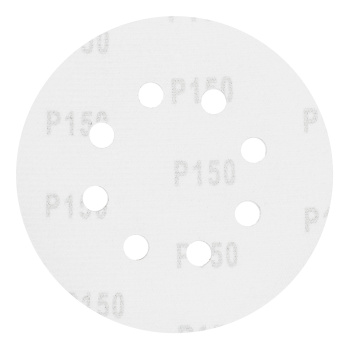 Круги шлифовальные 125 мм P150 8 отв., 5 шт. VIRA