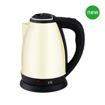 Чайник эл. нерж. 1,8л 1500Вт IRIT IR-1349 молочный *1/12