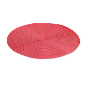 Салфетка сервировочная "мат" полипроп. круглая d38см "Blooming" красн. арт.DM98000 "Domenik" *4/24