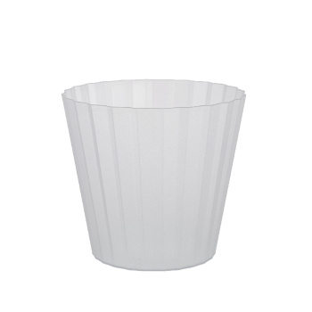 Кашпо пластм. "Sand Cristallo" 2,0л d верха 160мм h146мм Прозрачная вода IG640610999 *1/12