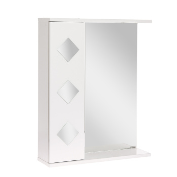 Зеркало-шкаф /LOGRO/ "Квадро 55" левый *1/20