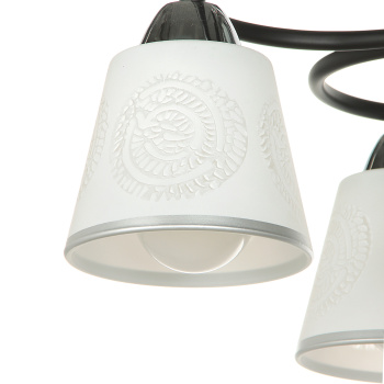 Люстра А2307/4 BK+CH 4*40Вт Е27 (h=280; d=480) S=20м2 VERNER LIGHTING *1