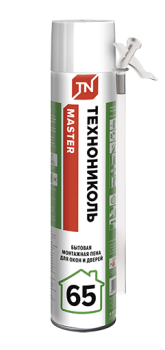 Пена монтажная бытовая 800 мл ТехноНиколь MASTER 65, всесезонная
