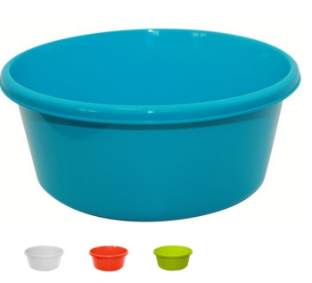 Таз хозяйственный М-Пластика, 6 л, пластик, цвет голубой