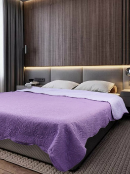 Покрывало микрофибра 200*220см сиреневый WX Amethyst 2022 Amore Mio Absolute *1