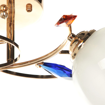 Люстра К0550/2  Нежность 2*60W E27  (h=240, ф=440) VERNER LIGHTING *1