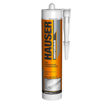 Жидкие гвозди 285 г HAUSER, универсальный, прозрачный Жидкие гвозди 285 г HAUSER, универсальный, прозрачный