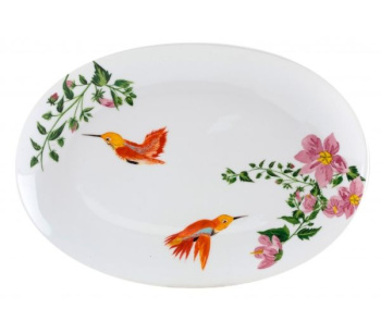 Блюдо фарфоровое ДОМИНИК "EXOTICA" овальное
