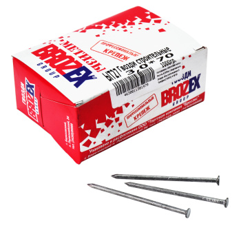 Гвозди строительные 3х70 мм BROZEX, 1 кг