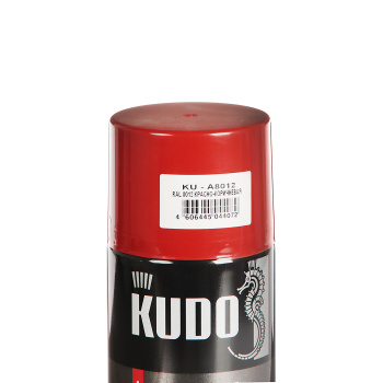Эмаль-аэрозоль красно-коричневый 520 мл RAL 8012 KUDO *1/12