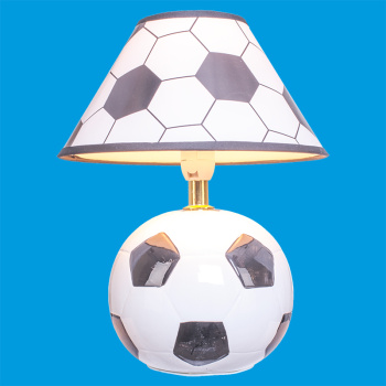 Лампа настольная детская 42018/1T BK+WT BU (основание +абажур)