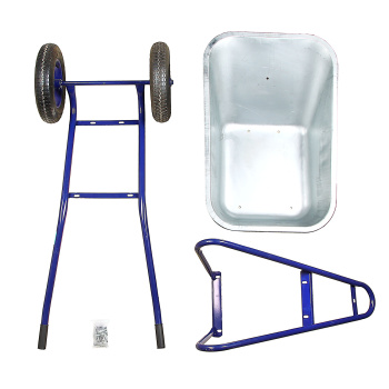 Тачка строительная двухколесная BAUMIX, 200 кг, 100 л