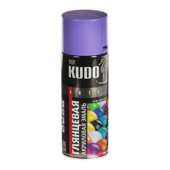 Эмаль-аэрозоль сиреневый 520 мл RAL 4005 KUDO *1/12