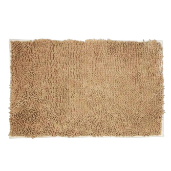 Коврик д/ванной "макароны" (70см х 140см) Бежевый *1