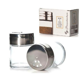 Набор для специй стекло "Бейзик" 2пр. 115мл 43880 "Pasabahce" *1/12