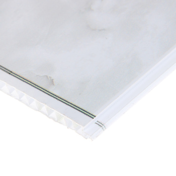 Панель ПВХ 2700х250 мм КронаПласт UNIQUE, династия бордо с глиттером серебро, 0.675 м²