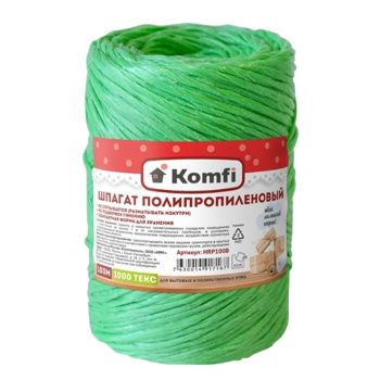 Шпагат полипропиленовый Komfi, 100 м, 1.6 мм² Шпагат полипропиленовый Komfi, 100 м, 1.6 мм²