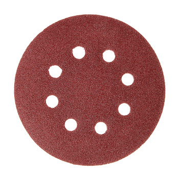 Круг шлифовальный на липучке 125мм  P80 без отверстий (5 шт) (558019) VIRA *1