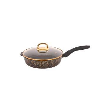 Сковорода алюм. а/приг.литая Kukmara "Грация" d22см Стекл.кр. сгчз221а (Кукмор) *1/3