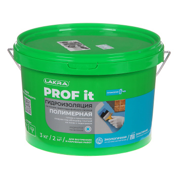 Гидроизоляция полимерная Лакра PROF IT 3 кг *1/144