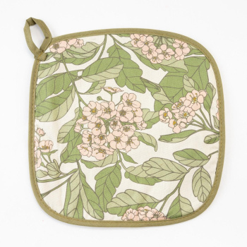 Прихватка 19х19см Spring garden саржа, 100% хлопок Этель *1