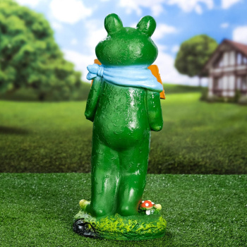 Садовая фигура "Лягушка с табличкой "Моя Дача" 42см   3624678