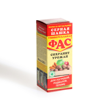 Серная шашка ФАС Универсальная для погребов и подвалов, 300 г