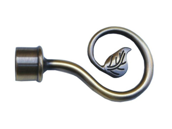 Наконечник ЛУККА d 16мм антик-зол. в упак. (1шт) *1