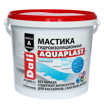 Мастика акриловая 5 л Dali Aquaplast, гидроизоляционная