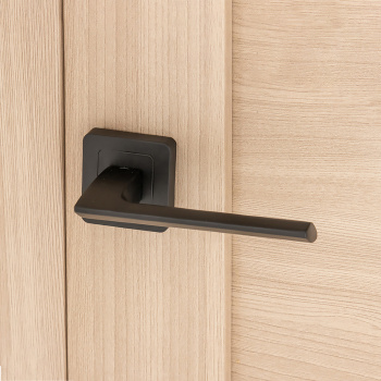 Ручка раздельная ЧЕРНЫЙ матовый H-22105-A-BLM Code Deco *1/18