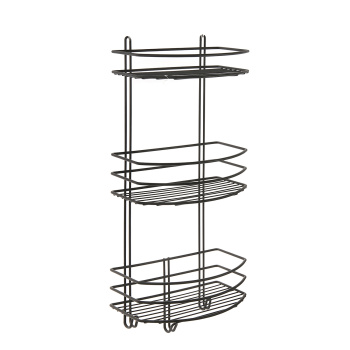 Полка д/ванной Proffero 3-ая с вешалками 25*15*61см, черная П03319 *2/10 Полка д/ванной Proffero 3-ая с вешалками 25*15*61см, черная П03319 *2/10