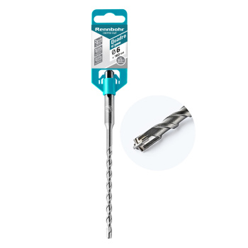 Бур по бетону 8*210мм SDS-plus 4 грани (510821) Quadro Rennbohr *1/25