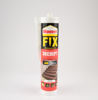 Жидкие гвозди 380 г Момент Монтаж ФИКС Эксперт, белый