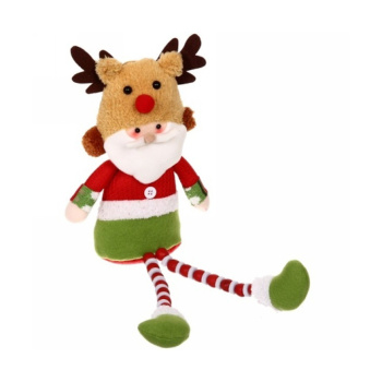 Мягкая игрушка "Дед Мороз в шапке лосенка" 50/25 см