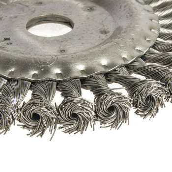 Щетка-крацовка "плоская" вит.провол.0,5мм150мм/22,2м "888" (арт.3492150) *1/40