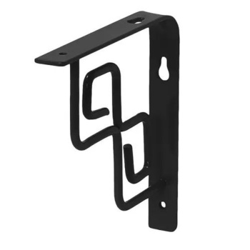 Кронштейн декоративный 250*250*3мм черный ОРХИДЕЯ "SANBERG" *1/10/80