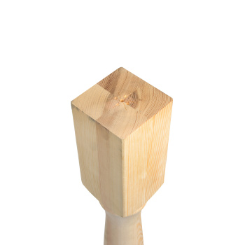 Заходный столб 10х10х110 см Арелан, точеный, тип 1, сосна, сорт экстра